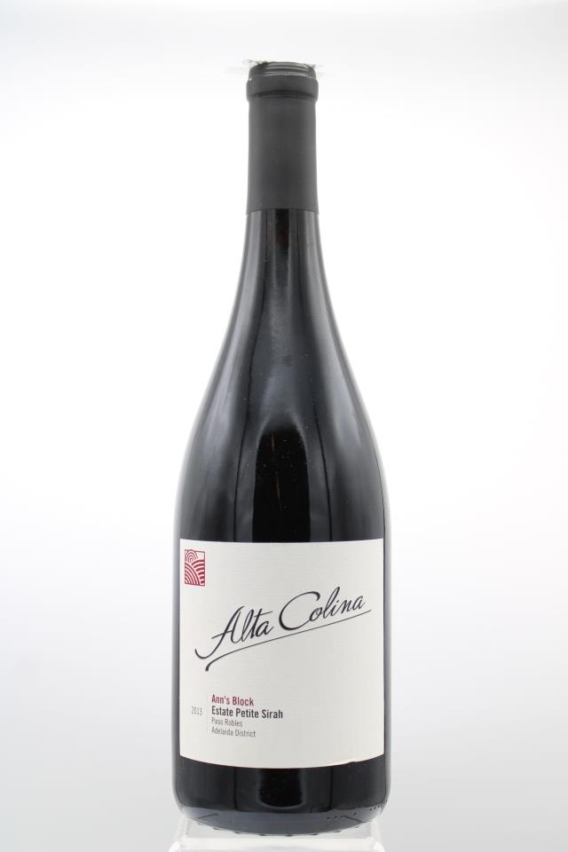 Alta Colina Estate Petite Sirah Ann's Block 2013