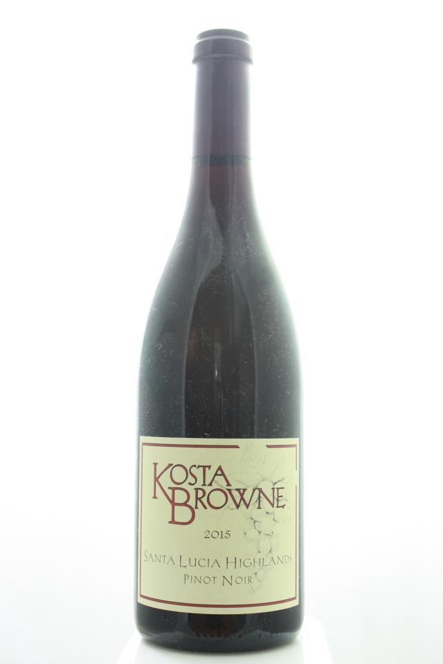Kosta Browne Pinot Noir Santa Lucia Highlands 2015