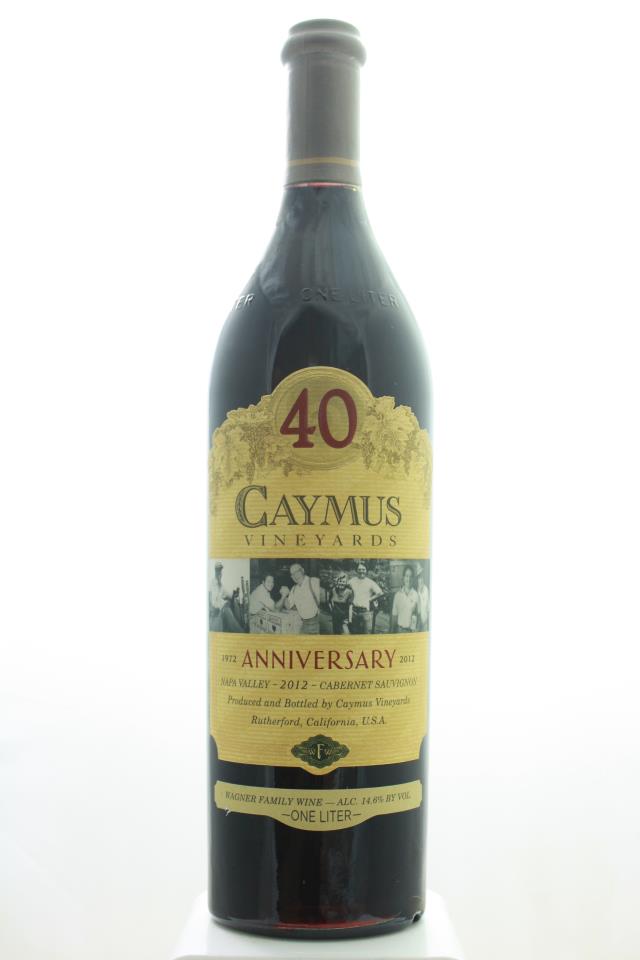 Caymus Cabernet Sauvignon 40th Anniversary 2012