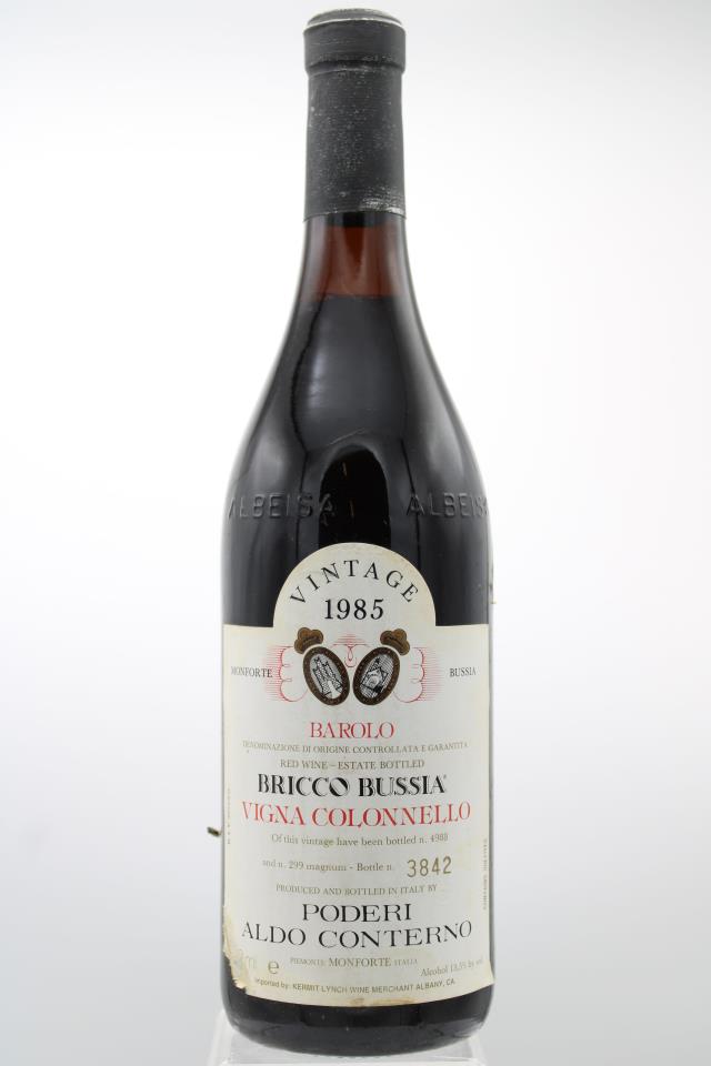 Aldo Conterno Barolo Bricco Bussia Vigna Colonnello 1985