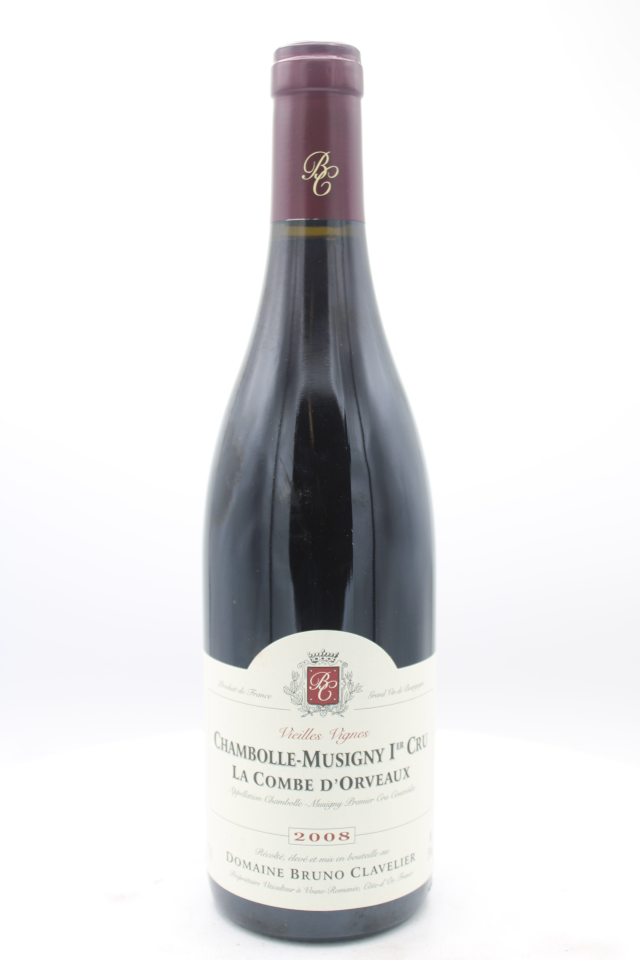 Bruno Clavelier Chambolle-Musigny La Combe d'Orveau Vieilles Vignes 2008