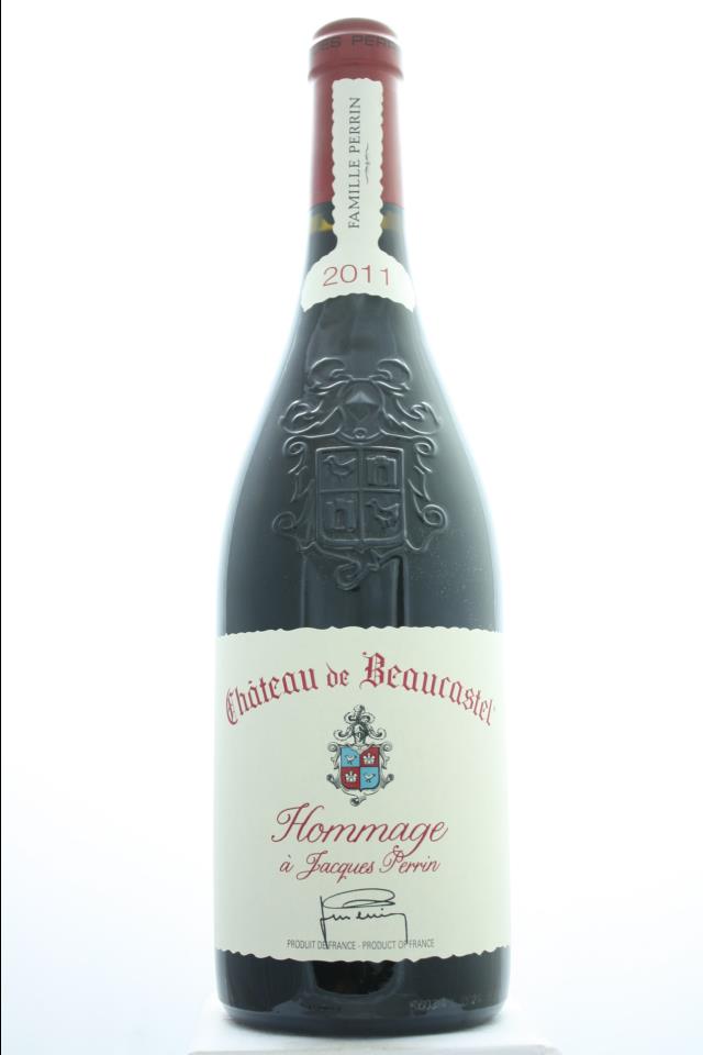 Château de Beaucastel Châteauneuf-du-Pape Hommage à Jacques Perrin 2011
