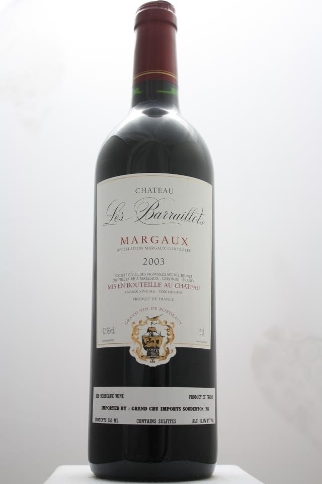 Les Barraillots 2003