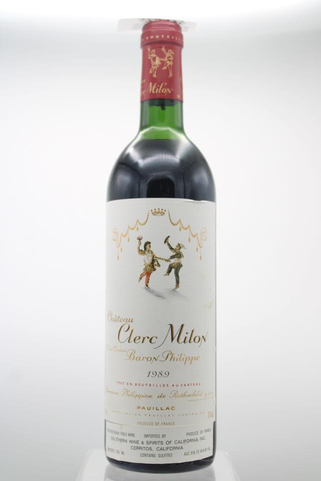 Clerc Milon 1989