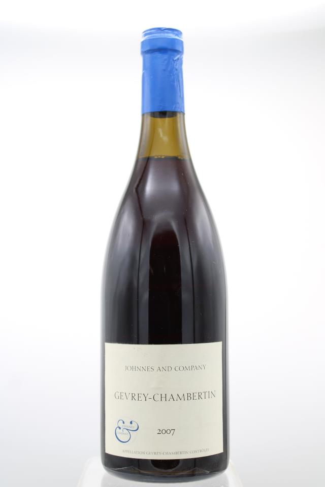 Johnnes and Company Gevrey-Chambertin 2007