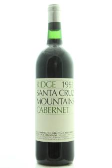 Ridge Vineyards Cabernet Sauvignon Santa Cruz Mountains 1993