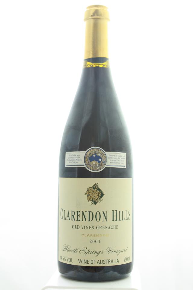 Clarendon Hills Old Vines Grenache Blewitt Springs Vineyard 2001