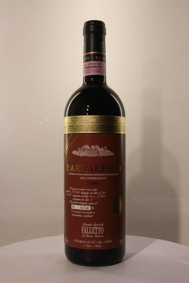 B. Giacosa Barbaresco Riserva Asili 2000
