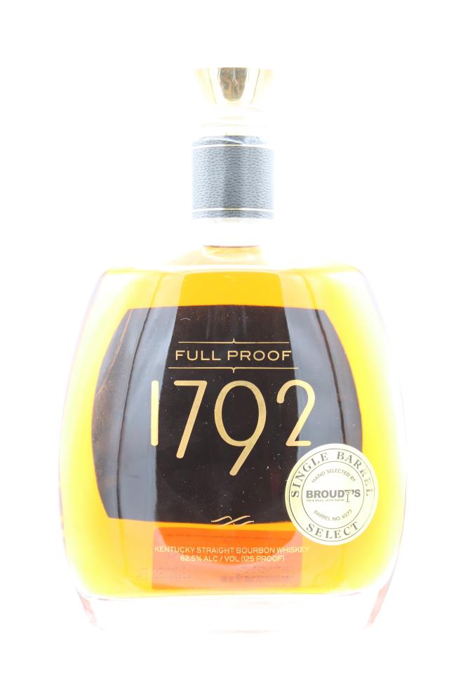 Barton 1792 Kentucky Straight Bourbon Whiskey Full Proof Single Barrel Select NV