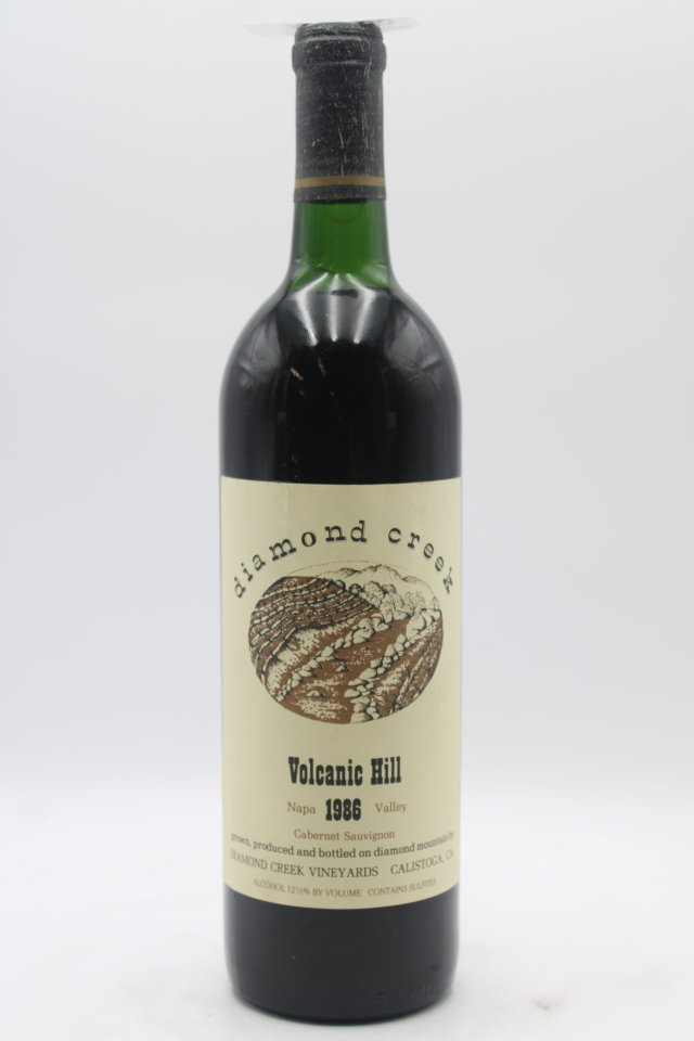 Diamond Creek Cabernet Sauvignon Volcanic Hill 1986