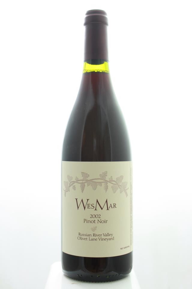 WesMar Pinot Noir Olivet Lane Vineyard 2002