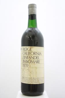 Ridge Vineyards Zinfandel Jimsomare 1970