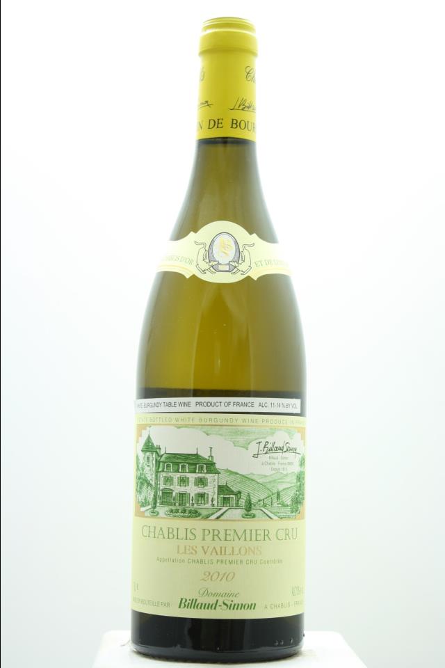 Billaud-Simon Chablis Vaillons 2010