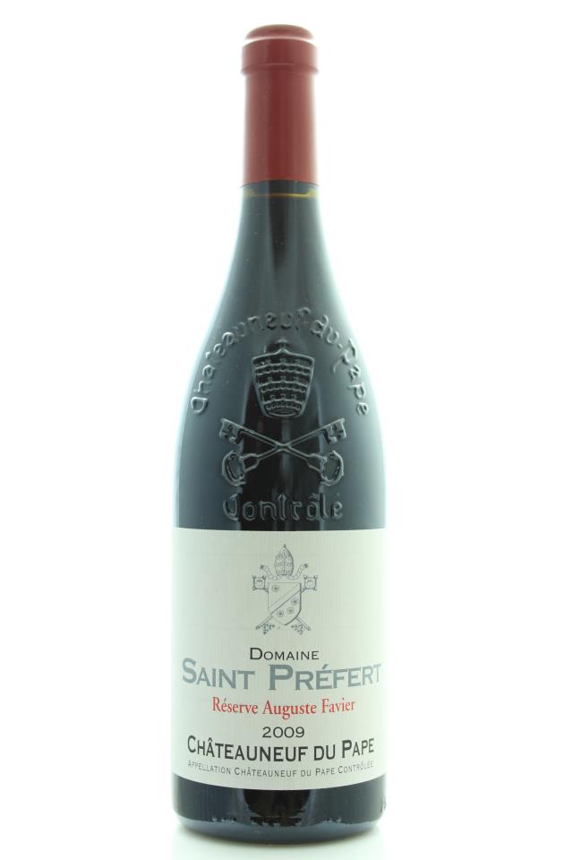 Domaine Saint-Préfert Châteauneuf-du-Pape Réserve Auguste Favier 2009