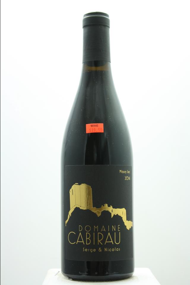 Domaine Cabirau Serge & Nicolas Maury Sec 2014