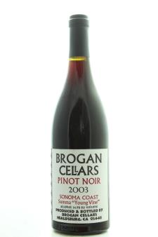Brogan Cellars Pinot Noir Summa Vineyard Young Vines 2003