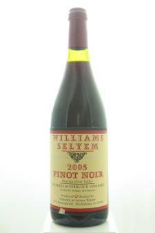 Williams Selyem Pinot Noir Rochioli Riverblock Vineyard 2005