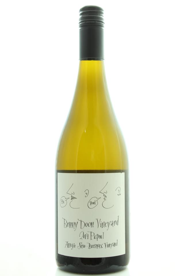 Bonny Doon Picpoul Beeswax Vineyard 2014