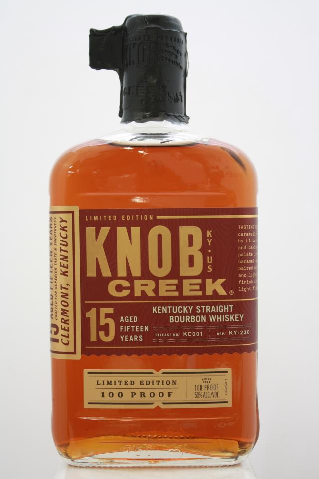 Knob Creek Kentucky Straight Bourbon Whiskey 15-Years-Old Limited Edition NV