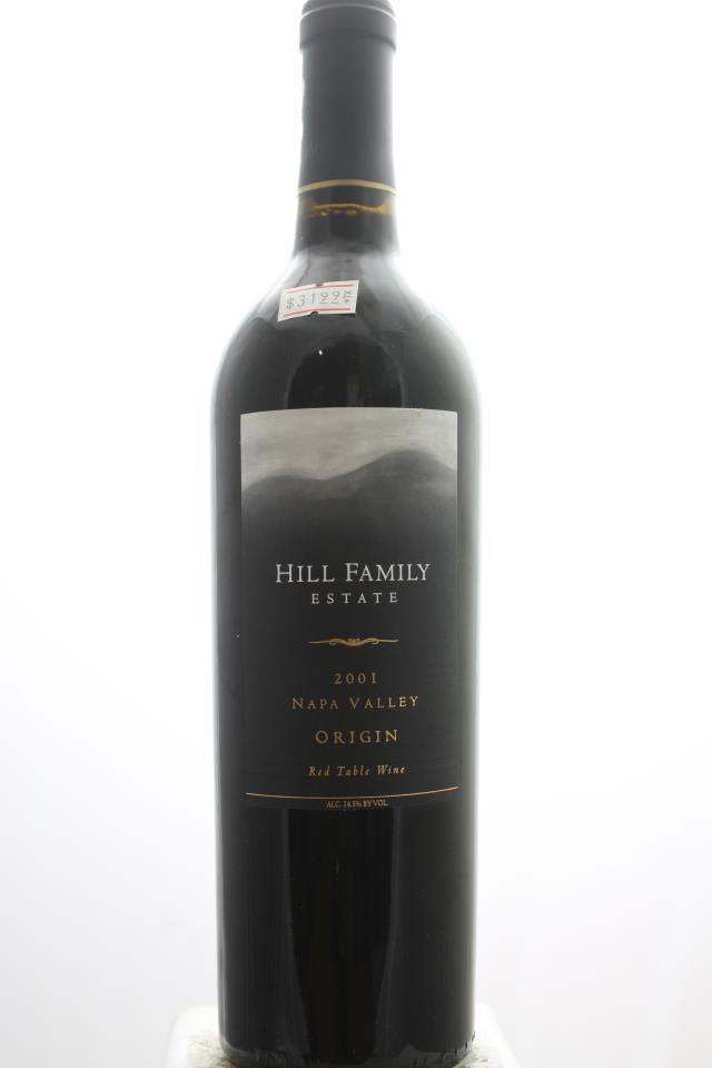 Hill Family Estate Proprietary Red Origin 2001