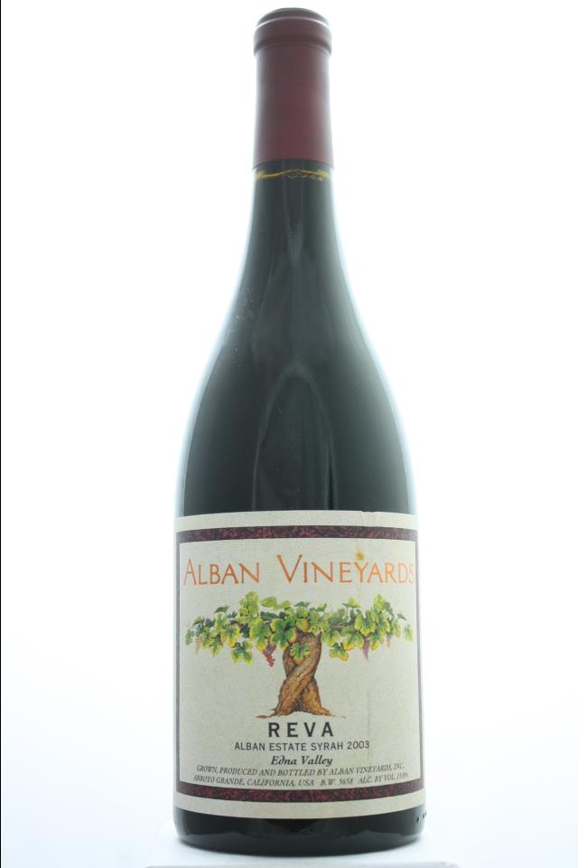 Alban Vineyards Alban Estate Syrah Reva 2003