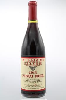 Williams Selyem Pinot Noir Vista Verde Vineyard 2013