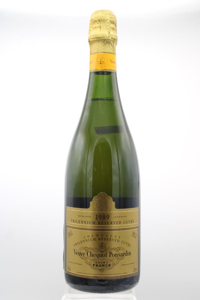 Veuve Clicquot Ponsardin Trilennium Reserved Cuvee 1989