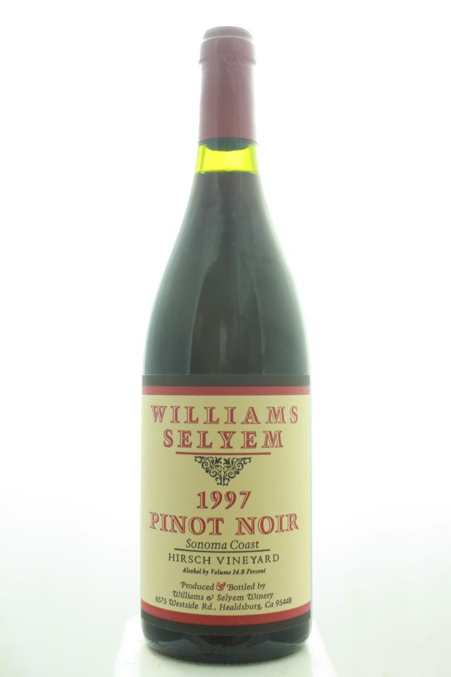 Williams Selyem Pinot Noir Hirsch Vineyard 1997