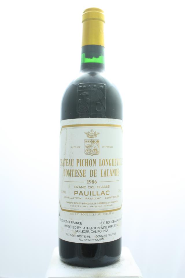 Pichon-Longueville Comtesse de Lalande 1986