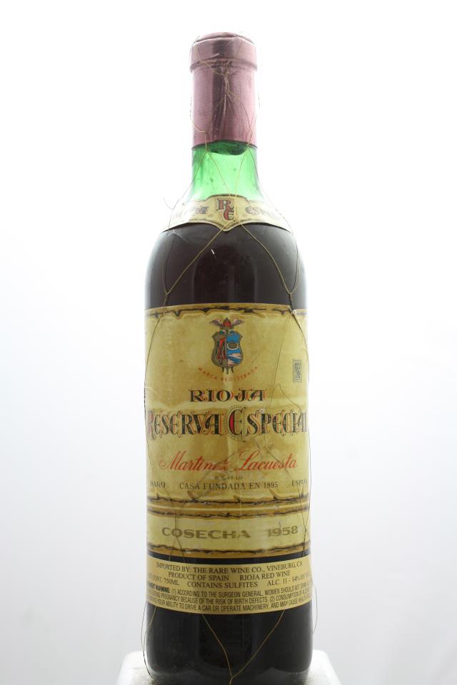 Martinez Lacuesta Reserva Especial 1958