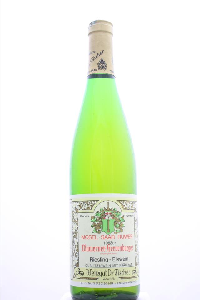Dr. Fischer Wawerner Herrenberger Riesling Eiswein #31 1983