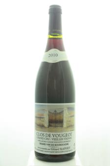 Gérard Raphet Clos de Vougeot Vieilles Vignes 2010