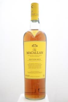 The Macallan Highland Single Malt Scotch Whisky Edition #3 NV