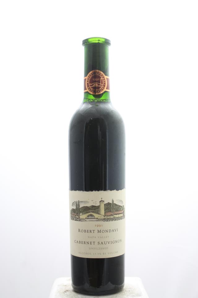 Robert Mondavi Cabernet Sauvignon Unfiltered Napa Valley 1991
