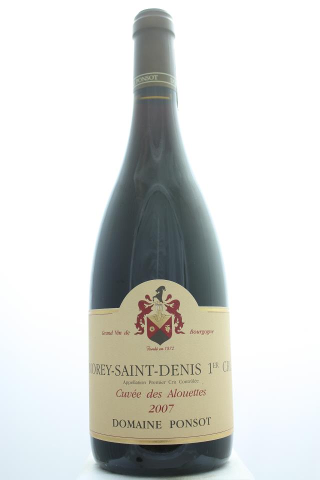 Ponsot Morey-Saint-Denis Monts Luisants Cuvée des Alouettes 2007
