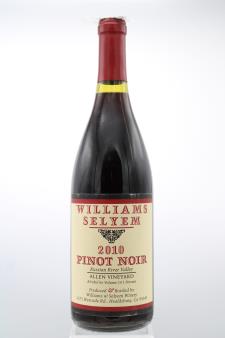 Williams Selyem Pinot Noir Allen Vineyard 2010
