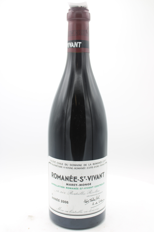 Domaine de la Romanée-Conti Romanée St. Vivant Marey Monge 2006