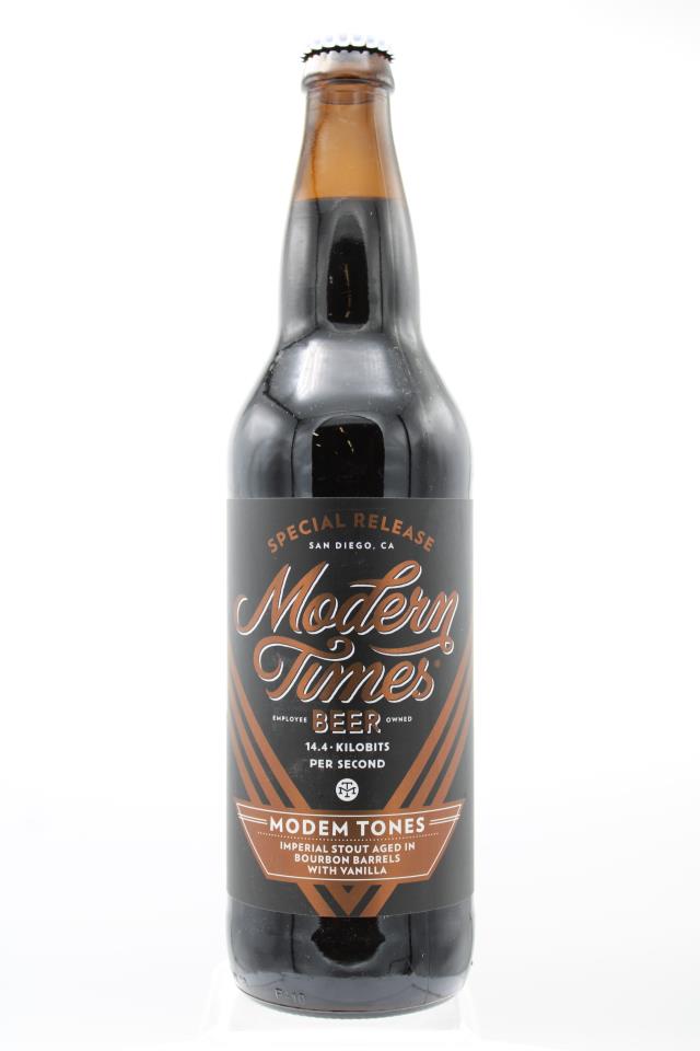 Modern Times Modem Tones Imperial Stout Aged in Bourbon Barrels with Vanilla 2019