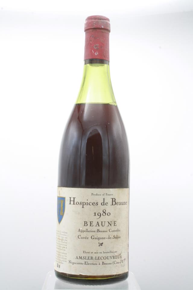 Amsler Lecouvreur Beaune Hospices de Beaune Cuvée Guigone-de-Salins 1980