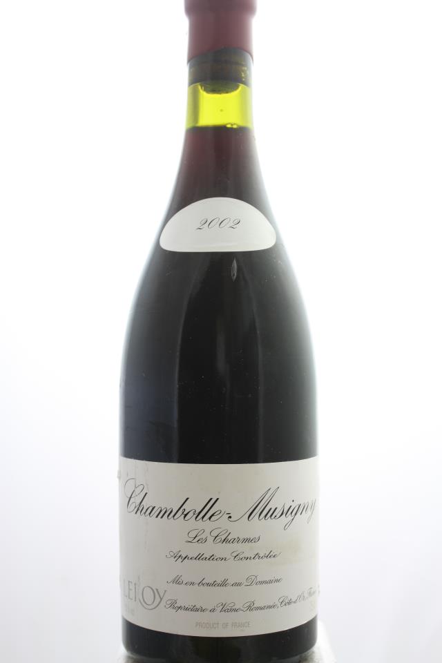 Domaine Leroy Chambolle-Musigny Les Charmes 2002