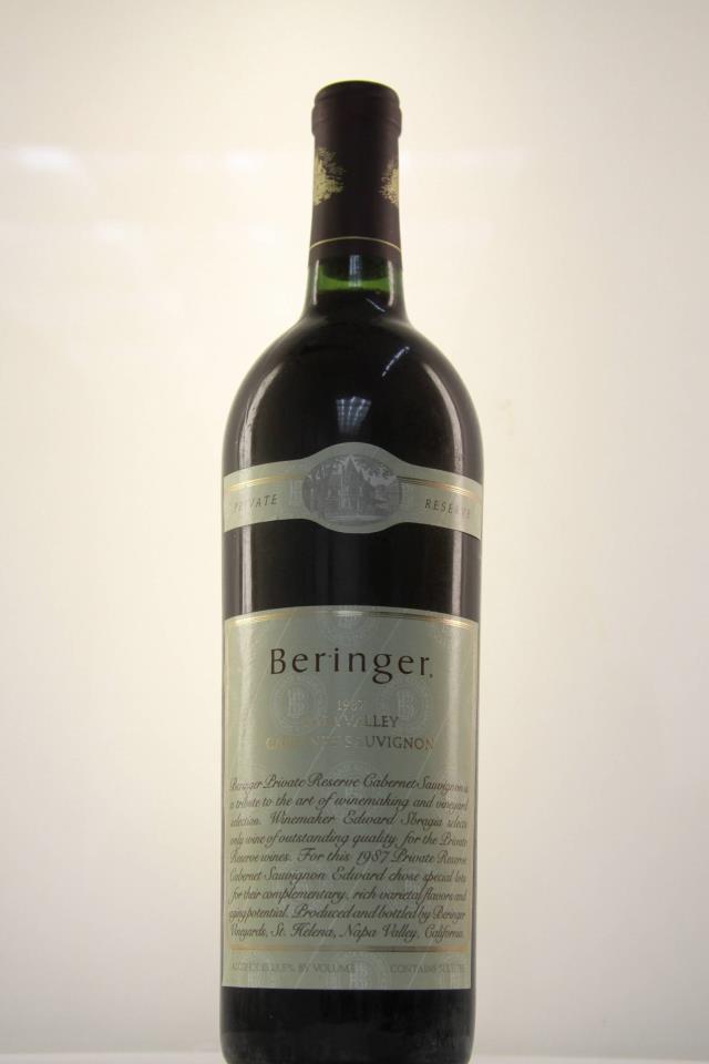 Beringer Vineyards Cabernet Sauvignon Private Reserve 1987