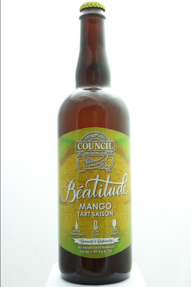 Council Brewing Co. Béatitude Mango Tart Saison NV