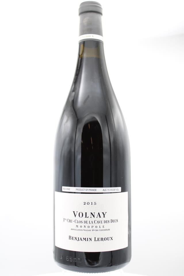 Benjamin Leroux Volnay Clos De La Cave Des Ducs Monopole 2015