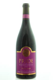 Pride Mountain Vineyards Petite Sirah 2003