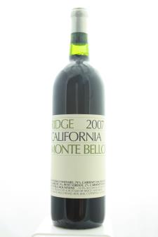 Ridge Vineyards Monte Bello 2007