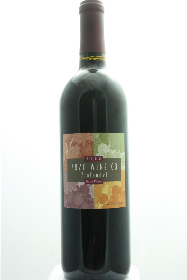 2820 Wine Coompany Zinfandel 2002