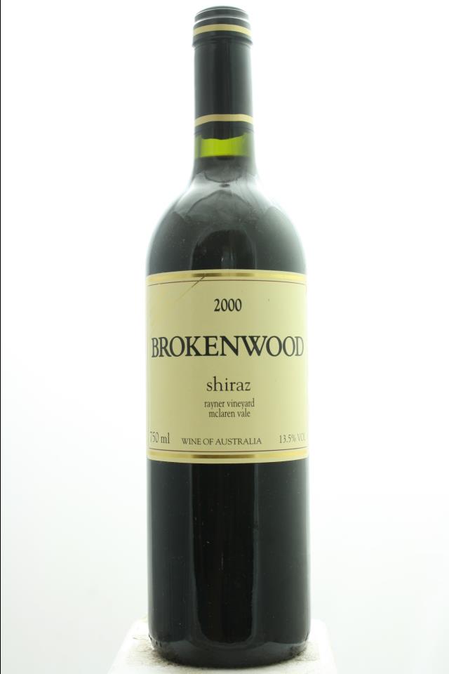 Brokenwood Shiraz Rayner Vineyard Vineyard Selection 2000