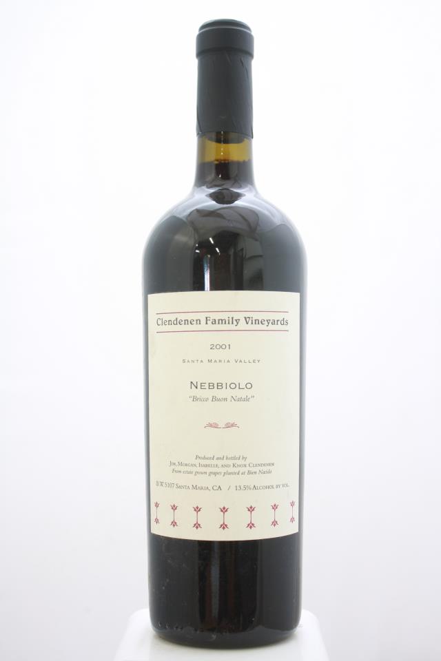 Clendenen Family Vineyards Nebbiolo Bricco Buon Natale 2001