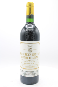 Pichon Longueville Comtesse de Lalande 1986