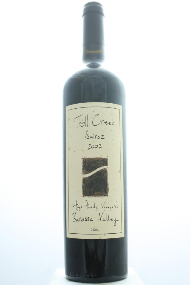Troll Creek Shiraz Hage Family Vineyards 2002